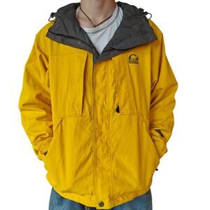 Mens Sorel Omni Tech Waterproof Winter Zip Up Yellow Jacket Size M
